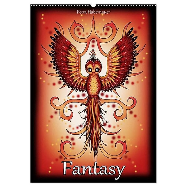 Fantasy (Wandkalender 2024 DIN A2 hoch), CALVENDO Monatskalender, Pezi Creation