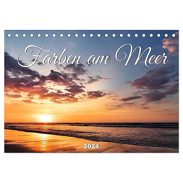 Farben am Meer (Tischkalender 2024 DIN A5 quer), CALVENDO Monatskalender, Bianca Schumann