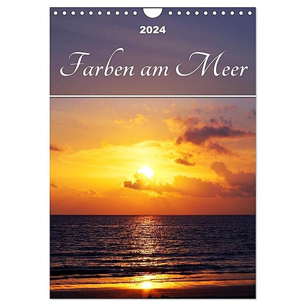 Farben am Meer (Wandkalender 2024 DIN A4 hoch), CALVENDO Monatskalender, Bianca Schumann
