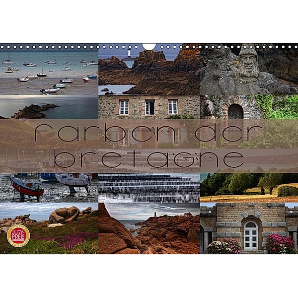 Farben der Bretagne (Wandkalender 2021 DIN A3 quer), Martina Cross