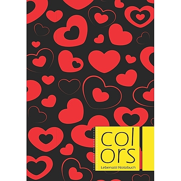 Farben Lifestyle-Notizbuch, handgezeichnet, einzigartiges Muster-Cover-Design, mit gepunkteten Linien, 180 Seiten, Größe A5, Buch 8., Bespoke Books