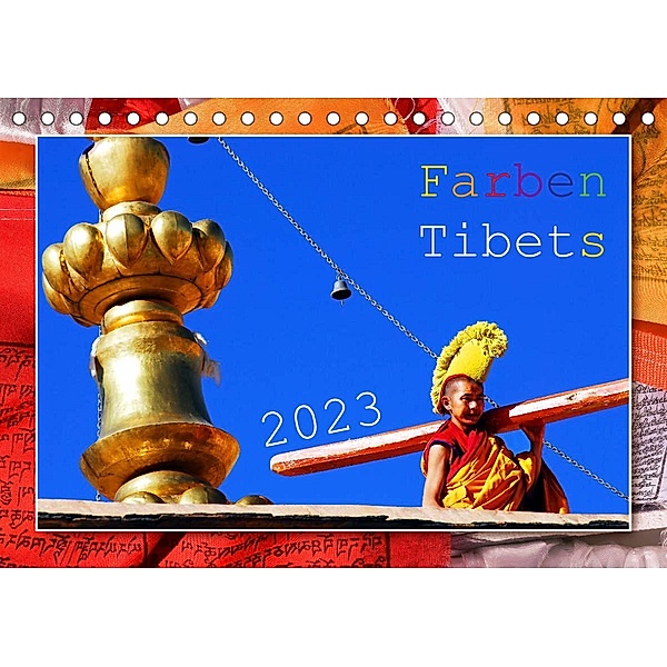 Farben Tibets (Tischkalender 2023 DIN A5 quer), Manfred Bergermann