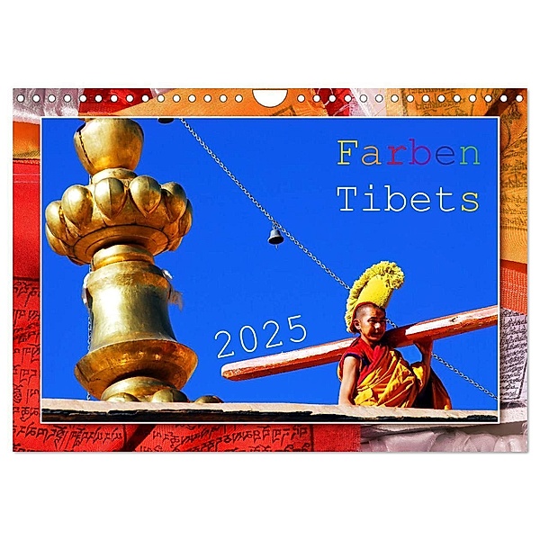Farben Tibets (Wandkalender 2025 DIN A4 quer), CALVENDO Monatskalender, Calvendo, Manfred Bergermann