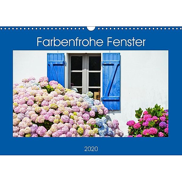 Farbenfrohe Fenster (Wandkalender 2020 DIN A3 quer), Brinja Schmidt