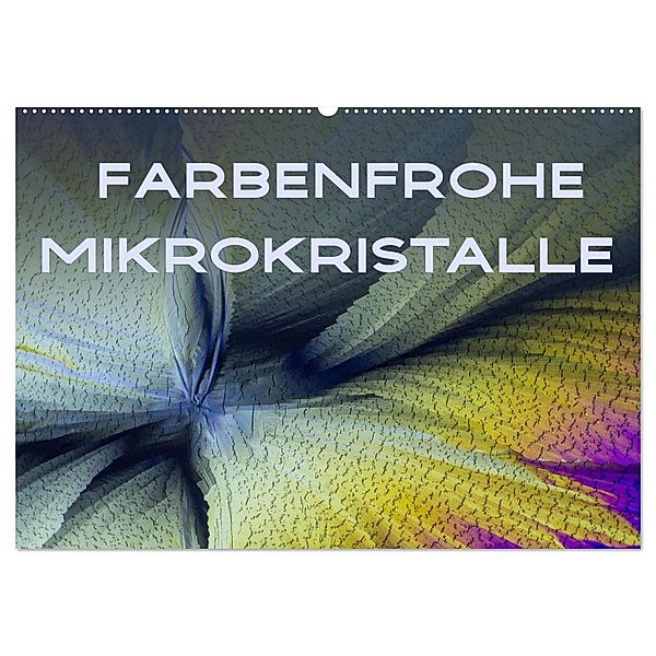 Farbenfrohe Mikrokristalle (Wandkalender 2024 DIN A2 quer), CALVENDO Monatskalender, Silvia Becker