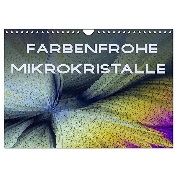 Farbenfrohe Mikrokristalle (Wandkalender 2024 DIN A4 quer), CALVENDO Monatskalender, Silvia Becker