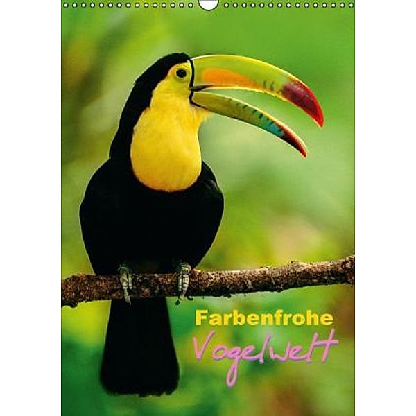 Farbenfrohe Vogelwelt (Wandkalender 2015 DIN A3 hoch), CALVENDO