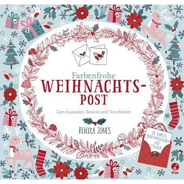 Farbenfrohe Weihnachtspost, Rebecca Jones