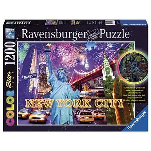 Farbenfrohes New York (Leuchtpuzzle)