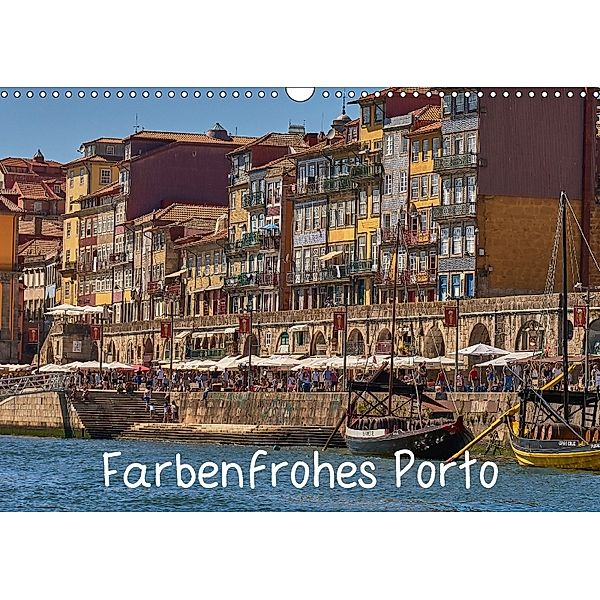 Farbenfrohes Porto (Wandkalender 2018 DIN A3 quer), Mark Bangert