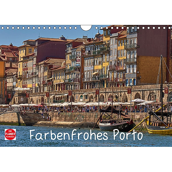 Farbenfrohes Porto (Wandkalender 2019 DIN A4 quer), Mark Bangert