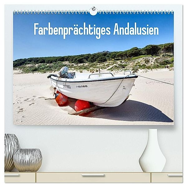 Farbenprächtiges Andalusien (hochwertiger Premium Wandkalender 2024 DIN A2 quer), Kunstdruck in Hochglanz, Andreas Klesse