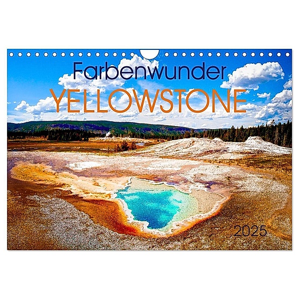 Farbenwunder Yellowstone (Wandkalender 2025 DIN A4 quer), CALVENDO Monatskalender, Calvendo, Mike Hans Steffl