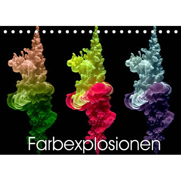 Farbexplosionen (Tischkalender 2022 DIN A5 quer), Immephotography