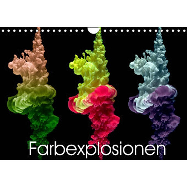 Farbexplosionen (Wandkalender 2022 DIN A4 quer), Immephotography