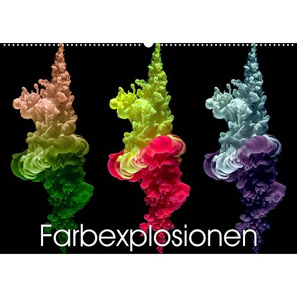 Farbexplosionen (Wandkalender 2023 DIN A2 quer), Immephotography