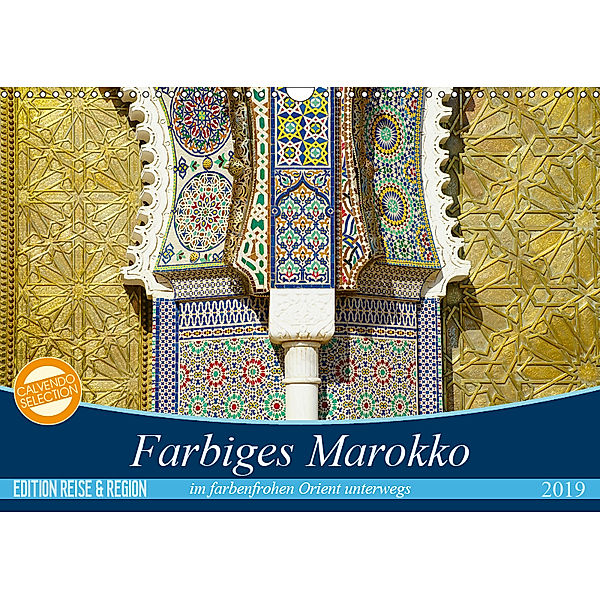 Farbiges Marokko (Wandkalender 2019 DIN A3 quer), Thomas Wechsler
