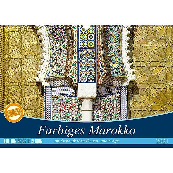 Farbiges Marokko (Wandkalender 2021 DIN A3 quer), Thomas Wechsler