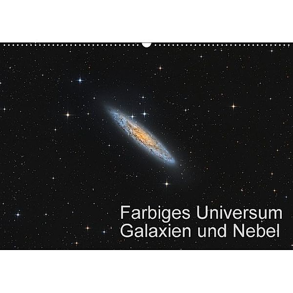 Farbiges Universum Galaxien und Nebel (Wandkalender 2017 DIN A2 quer), Kai Wiechen