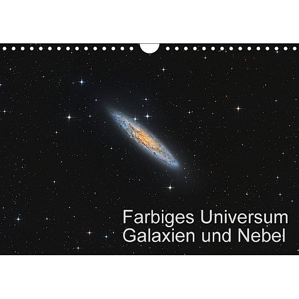 Farbiges Universum Galaxien und Nebel (Wandkalender 2018 DIN A4 quer), Kai Wiechen