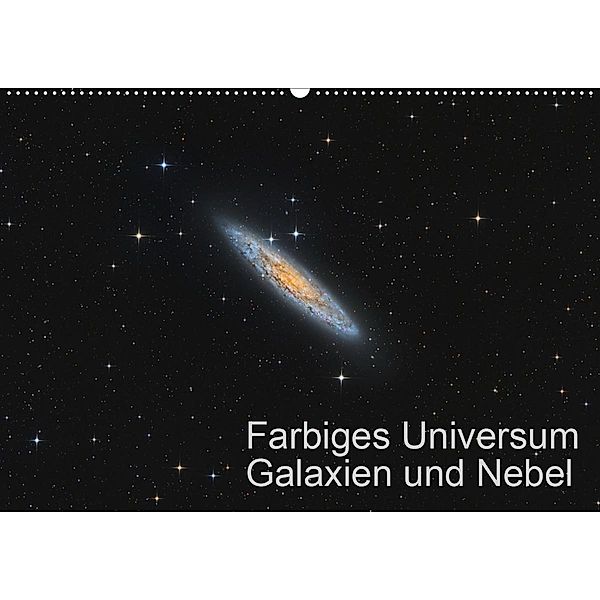 Farbiges Universum Galaxien und Nebel (Wandkalender 2020 DIN A2 quer), Kai Wiechen