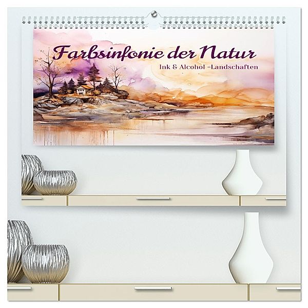 Farbsinfonie der Natur (hochwertiger Premium Wandkalender 2025 DIN A2 quer), Kunstdruck in Hochglanz, Calvendo, Ally Bee