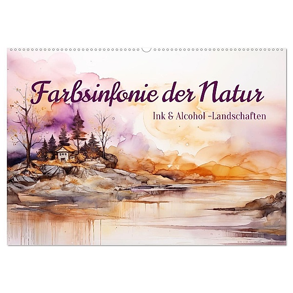 Farbsinfonie der Natur (Wandkalender 2025 DIN A2 quer), CALVENDO Monatskalender, Calvendo, Ally Bee