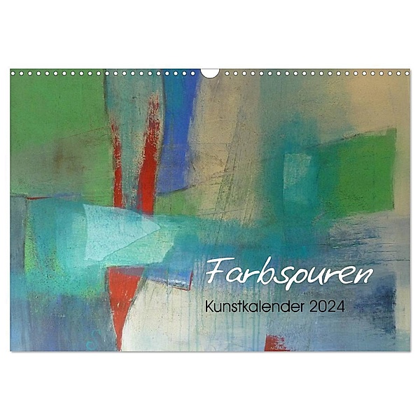 Farbspuren - Kunstkalender (Wandkalender 2024 DIN A3 quer), CALVENDO Monatskalender, Susanne Tomasch