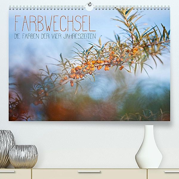 Farbwechsel - Die Farben der vier Jahreszeiten (Premium, hochwertiger DIN A2 Wandkalender 2023, Kunstdruck in Hochglanz), Lain Jackson