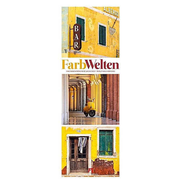 FarbWelten - Triplet-Kalender 2022