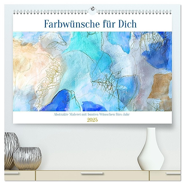 Farbwünsche für Dich (hochwertiger Premium Wandkalender 2025 DIN A2 quer), Kunstdruck in Hochglanz, Calvendo, Michaela Schimmack