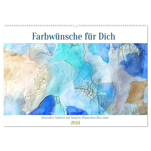 Farbwünsche für Dich (Wandkalender 2024 DIN A2 quer), CALVENDO Monatskalender, Michaela Schimmack