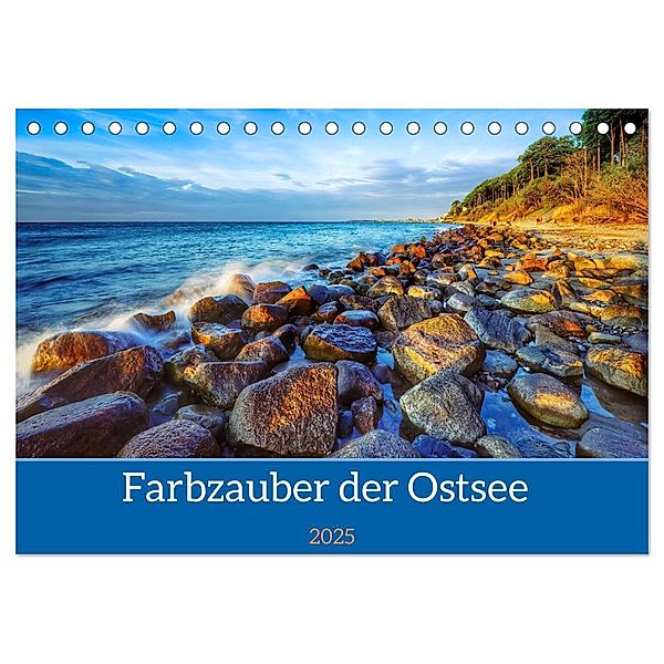 Farbzauber der Ostsee (Tischkalender 2025 DIN A5 quer), CALVENDO Monatskalender, Calvendo, Margret Rath Photography