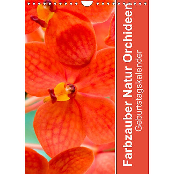 Farbzauber Natur Orchideen - GeburtstagskalenderAT-Version  (Wandkalender 2022 DIN A4 hoch), Babett Paul - Babett's Bildergalerie