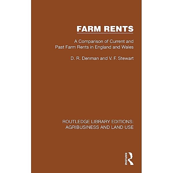 Farm Rents, D. R. Denman, V. F. Stewart