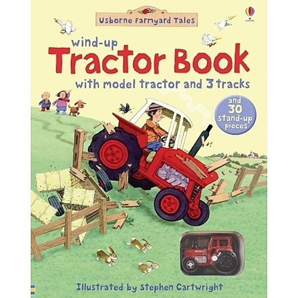 Farmyard Tales Wind Up Tractor Book, Heather Amery, Gillian Doherty, Stephen Cartwright