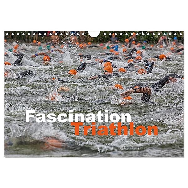 Fascination Triathlon (Wandkalender 2024 DIN A4 quer), CALVENDO Monatskalender, hans will