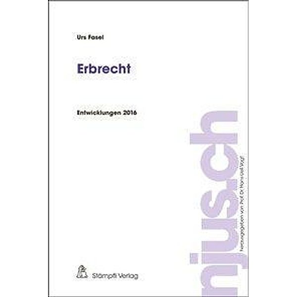 Fasel, U: Erbrecht, Urs Fasel