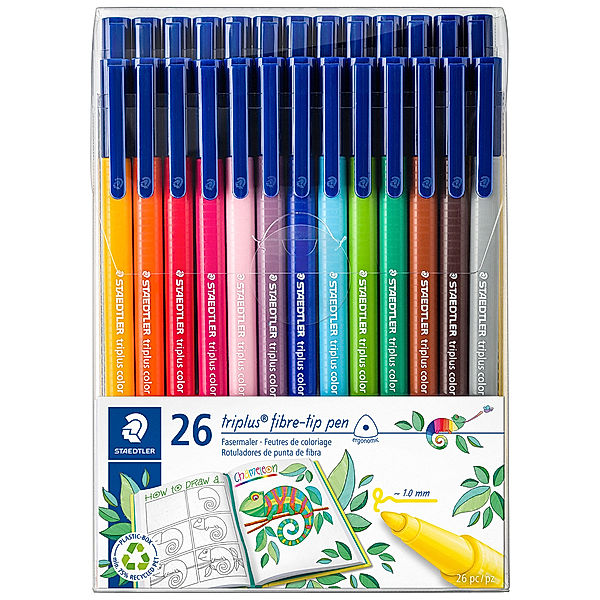 STAEDTLER Fasermaler TRIPLUS COLOUR 26er Set