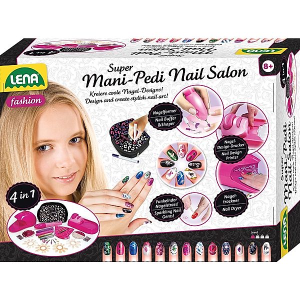 LENA® Fashion Mani-Pedi Nail Salon, Faltschachtel