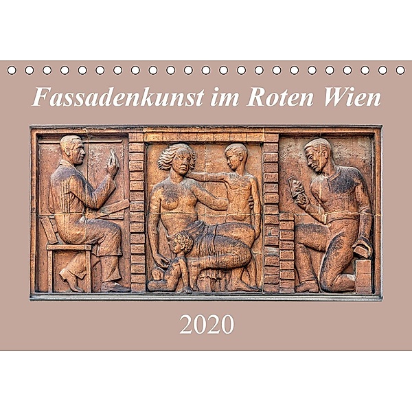 Fassadenkunst im Roten Wien (Tischkalender 2020 DIN A5 quer), Werner Braun