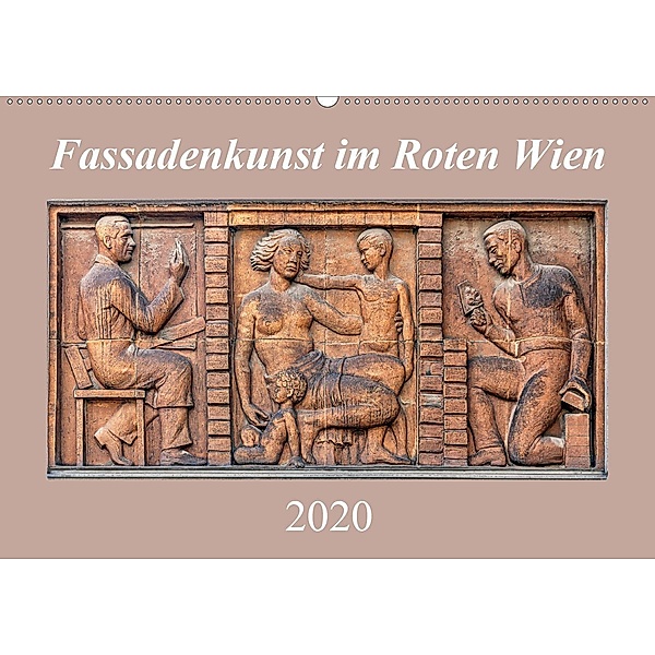 Fassadenkunst im Roten Wien (Wandkalender 2020 DIN A2 quer), Werner Braun