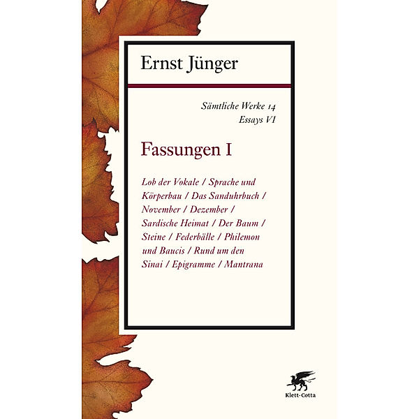 Fassungen.Tl.1, Ernst Jünger