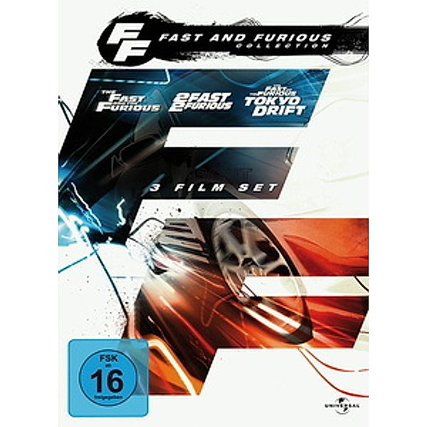 Fast and Furious Collection - 3 Movie Set, Diverse Interpreten