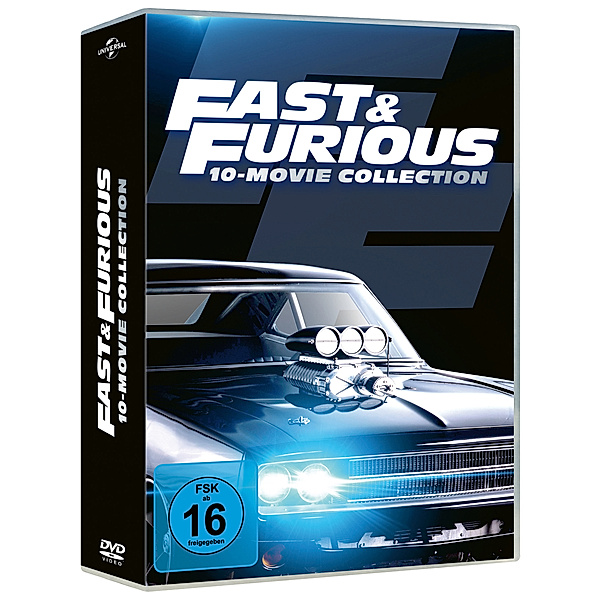 Fast & Furious - 10-Movie Collection, Paul Walker Dwayne Johnson Vin Diesel