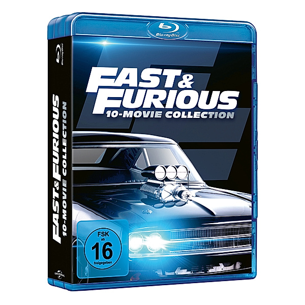 Fast & Furious - 10-Movie-Collection, Paul Walker Dwayne Johnson Vin Diesel
