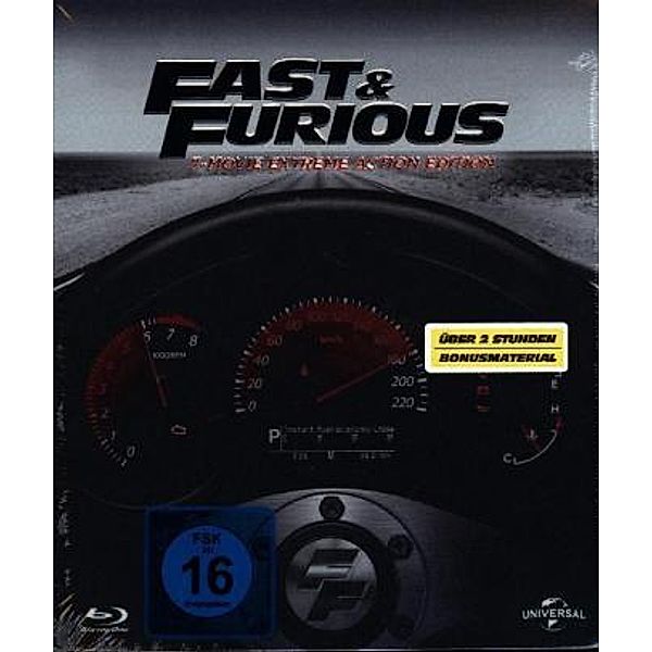 Fast & Furious, 7-Movie Extreme Action Edition, 7 Blu-rays + 1 DVD