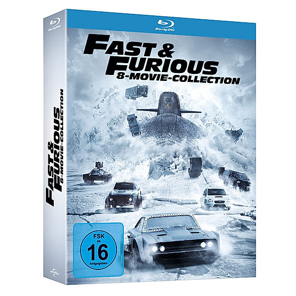 Fast & Furious - 8-Movie-Collection, Ken Li, Gary Scott Thompson, Erik Bergquist, David Ayer, Michael Brandt, Derek Haas, Chris Morgan