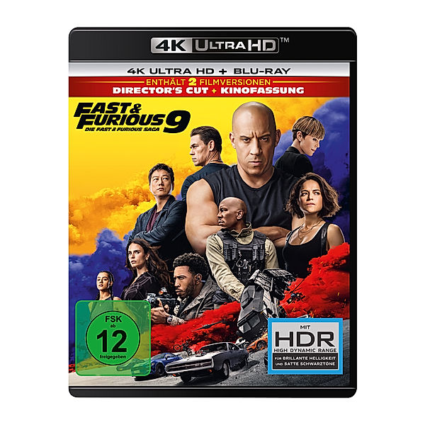 Fast & Furious 9 (4K Ultra HD), Michelle Rodriguez Tyrese Gibson Vin Diesel