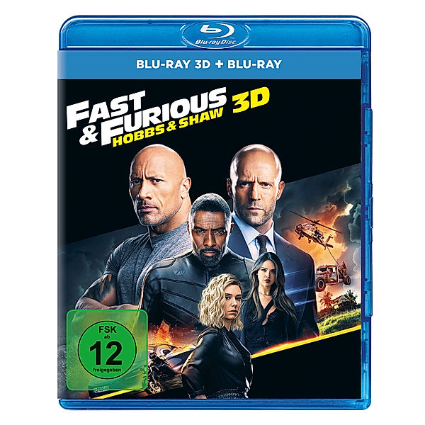 Fast & Furious: Hobbs & Shaw - 3D-Version, Jason Statham Idris Elba Dwayne Johnson
